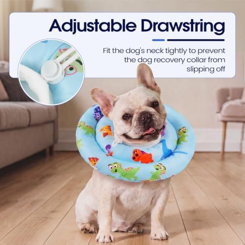 IDOMIK Soft Dog Cone After Surgery, Waterproof Dog Recovery Collar