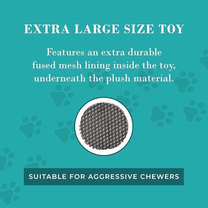 Haute Diggity Dog Chewy Vuiton Bone Plush Dog Toy, Designer Parody Toy