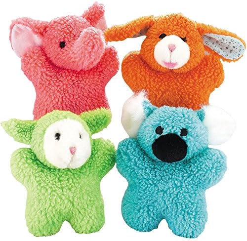 Zanies Cuddly Berber Baby Elephant Dog Toys, Pink 8-Inch