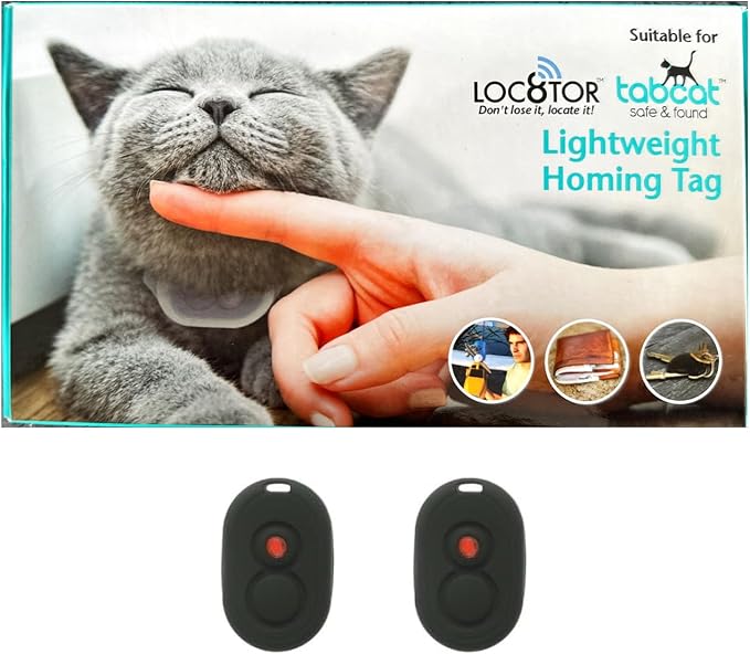 Homing Tag v2 for Loc8tor TabCat Pet Collar Locator v2 (2 Pack)