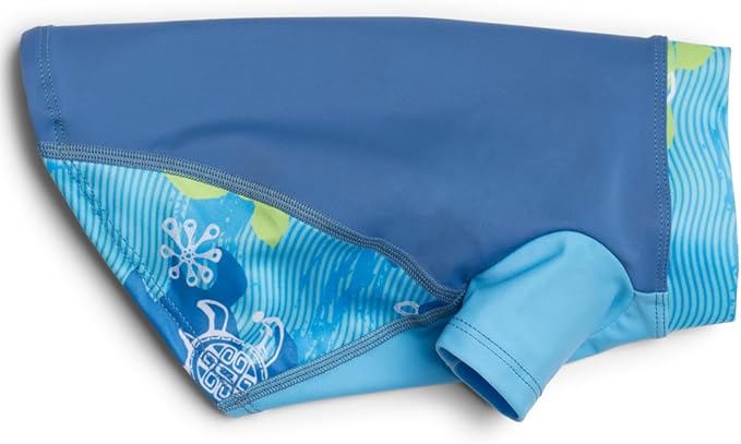 PlayaPup Dog Sun Shirt, USA Made (UPF 50+), Honu, Large