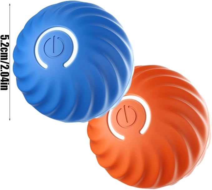 Smart Jumping Ball for Dogs,Automatic Moving Dog Toy,Pet Ball,Orange,All Breed Sizes,Adult Dogs