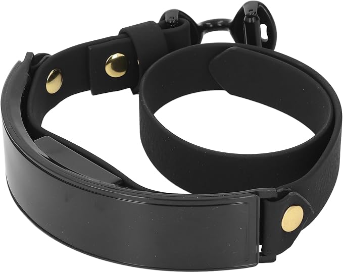 LED Dog Collar Smart DIY Screen Fashionable Rechargeable Light Up Dog Collar in The Dark Pet Necklace (Green Light)