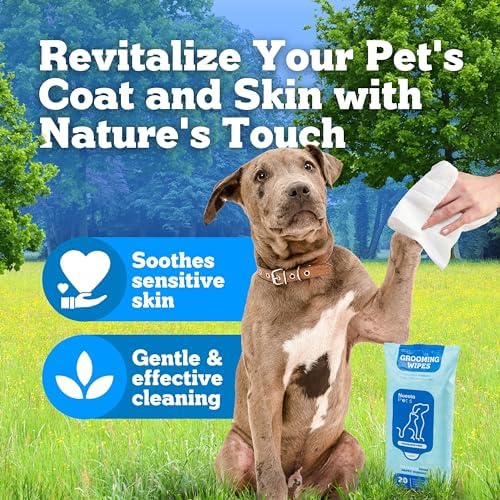Pets XL Hypoallergenic Unscented Dog Grooming Cleaning Cloths 4 Pack