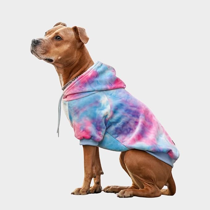 Spark Paws Dog Hoodie – Premium Dog Sweater for Small, Medium, and Large Dogs | Warm Outfits for French Bulldogs, Pitbull, Puppy, Winter Jacket Alternative - Snow Cone - 2XL