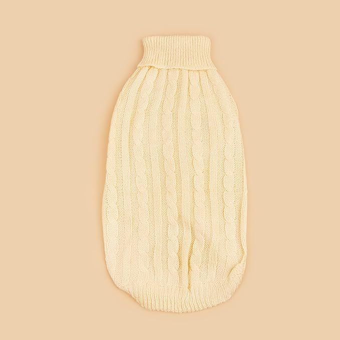 Dog Sweater for Small Medium Large Dogs - Warm Winter Turtleneck Knit Dog Sweaters Soft Pet Cat Clothes Christmas Coat Indoor Outdoor Use for Puppy Kitten Male Female Girl Boy Pets