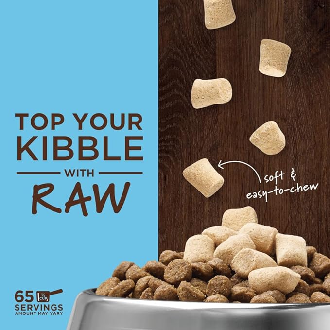 Instinct Raw Boost Mixers, Freeze Dried Dog Food Topper, Grain Free - Wild Caught Pollock, 12.5 oz. Bag
