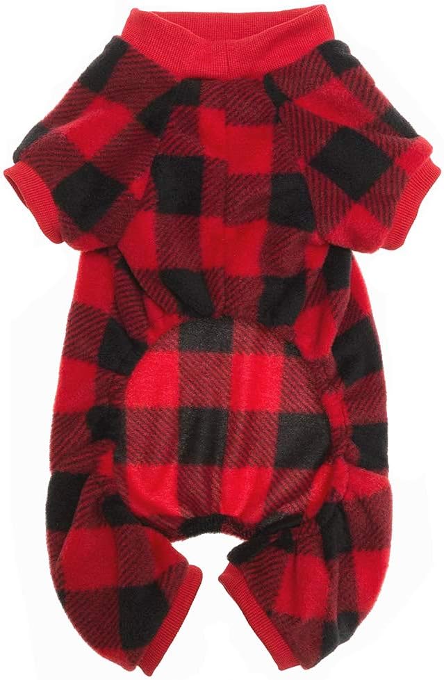 SCENEREAL Dog Pajamas for Large Sized Dogs - Soft Pet Sweater Clothes Pjs, Warm Comfy Puppy Coat Onesie Outfits for Small Medium Doggie Winter, Holiday Christmas Dog Costume Jammies