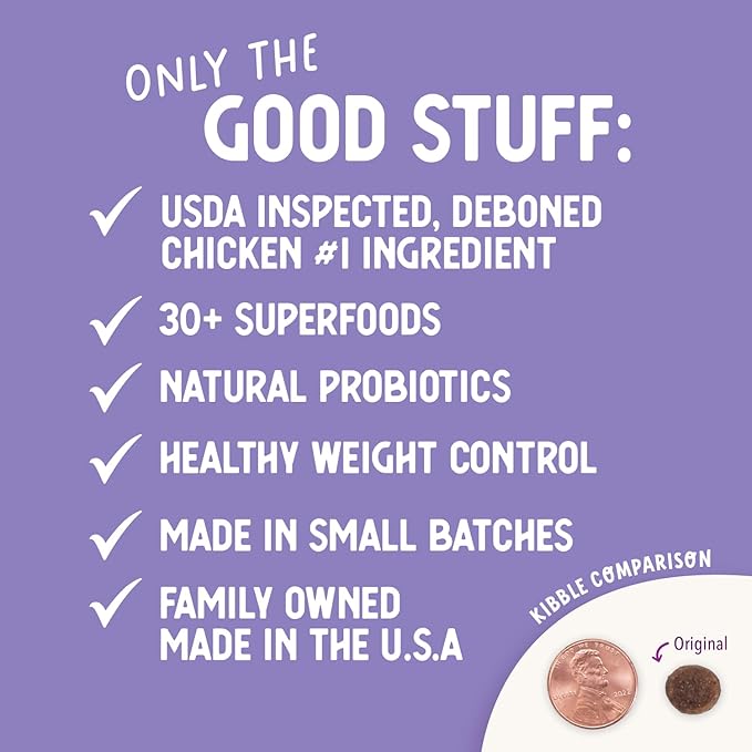 Health Extension Lite Chicken & Brown Rice Dry Dog Food, Low Fat Formula Supports Healthy Weight, with Probiotics & Superfoods for Digestion & Coat Health (4lb)