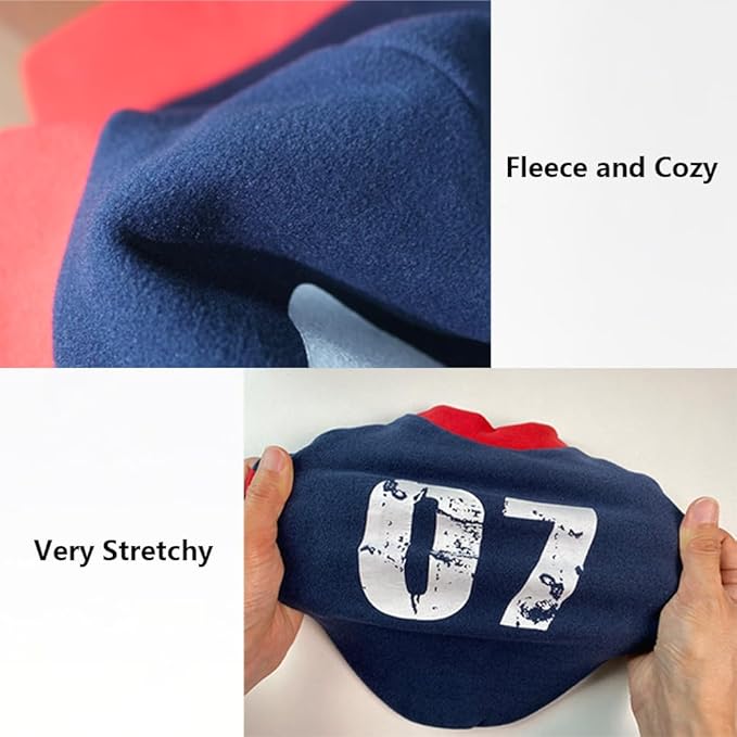 3-Pack Sweater for Small Dogs, Soft Sweatshirt for Boy & Girl Dog, Stretchy Pajamas & Sporty Jersey for Male & Female Puppy, Fall Outfit Costume for Cat, Winter Fleece Vest and Shirt, Size S