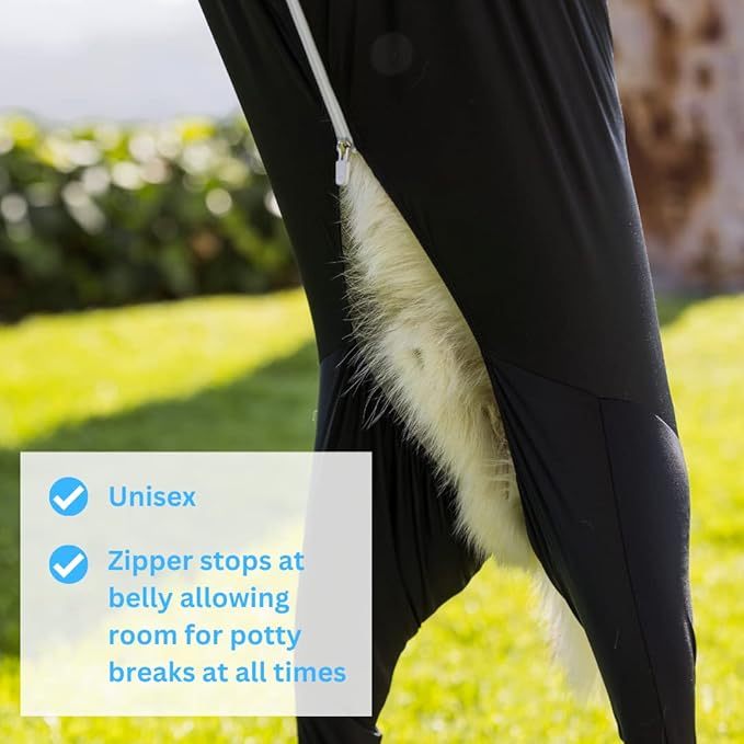 Shed Defender Sport Dog Onesie for Dog Shedding, Seen on Shark Tank, Lightweight Breathable, Bodysuit for Dogs, Pet Jumpsuit, Dog Body Suit, Shed Shirt, Full Body Shed Suit, Hot Spots, Vet Approved