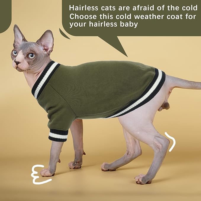 FUAMEY Dog Pullover Sweatshirt，Dog Winter Sweaters Warm Dog Clothes Dog Vest Thick Puppy Pullover Soft Pet Fleece Sweater Cute Doggie Boy Girl Outfit for Small Medium Dogs Green S