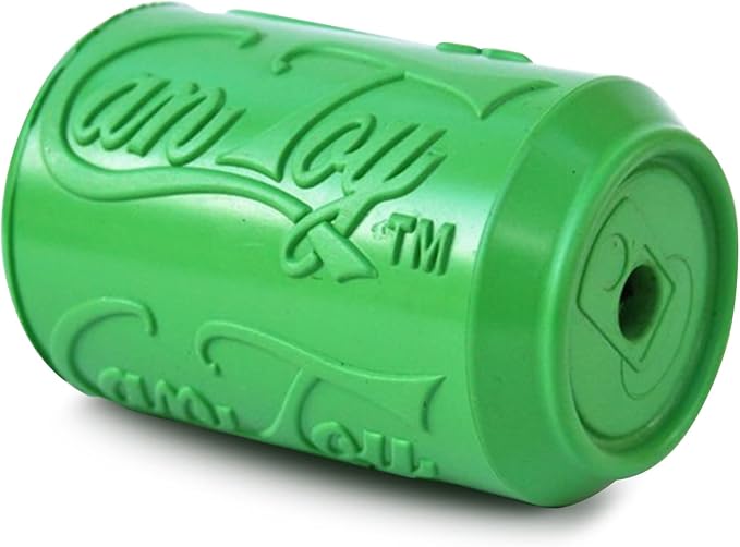 SodaPup Soda Can – Durable Dog Treat Dispenser & Chew Toy Made in USA from Non-Toxic, Pet Safe, Food Safe Natural Rubber Material for Mental Stimulation, Problem Chewing, Calming Nerves, & More