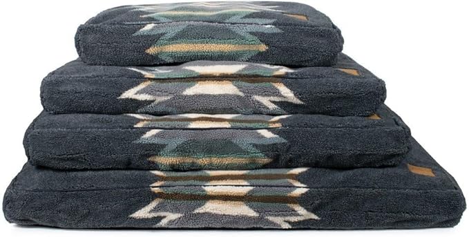 Pendleton Berber Napper Dog Bed - Wyeth Trail Oxford, L