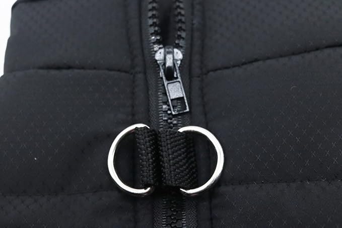 Small Dog Coats Warm Winter Dogs Jacket Pet Jackets Puppy Cold Weather Coat Pet Clothes for Small Dogs, Black, Large