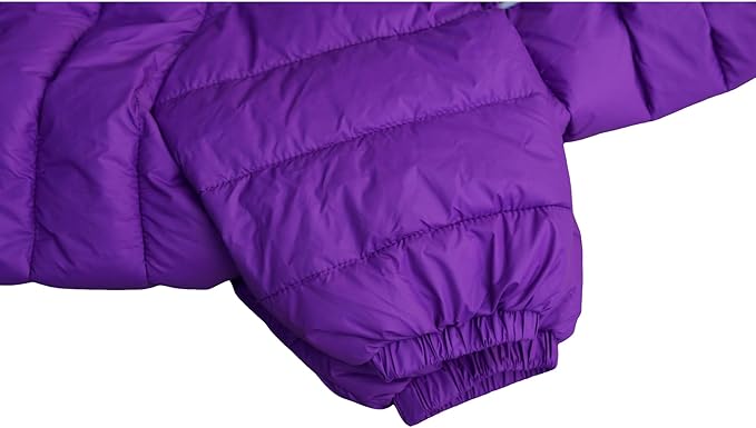 Warm Dog Coat, Waterproof Windproof Reflective Jacket - Zippered, Adjustable Outdoor Snow Jacket for Small to Large Dogs - Purple XL