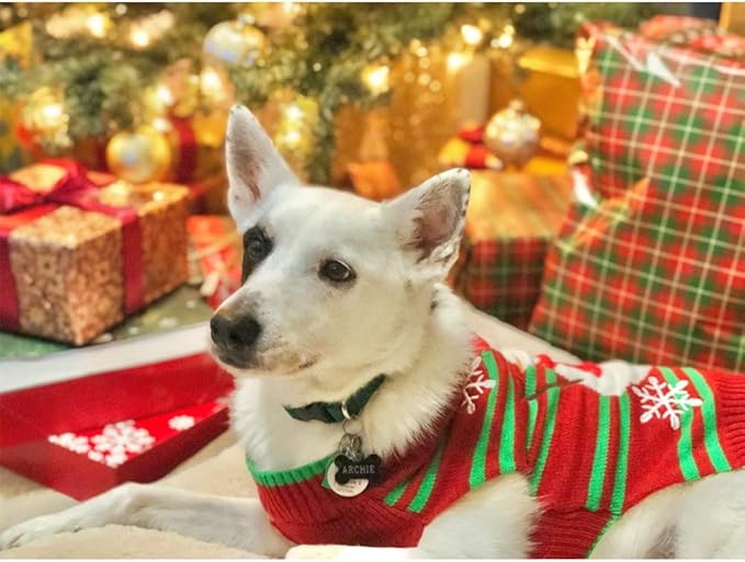 NACOCO Dog Snow Sweater - Snowman Holiday Xmas Christmas Pet Clothes for Small Dog and Cat (Snowman, S)