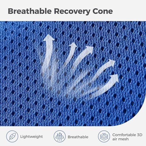 Avont Upgraded Dog Cone Collar Alternative After Surgery to Stop Licking-L