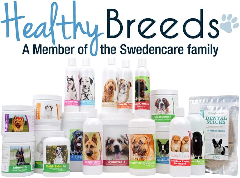 Healthy Breeds Leonberger Ear Cleaning Wipes with Aloe & Eucalyptus for Dogs 100 Count