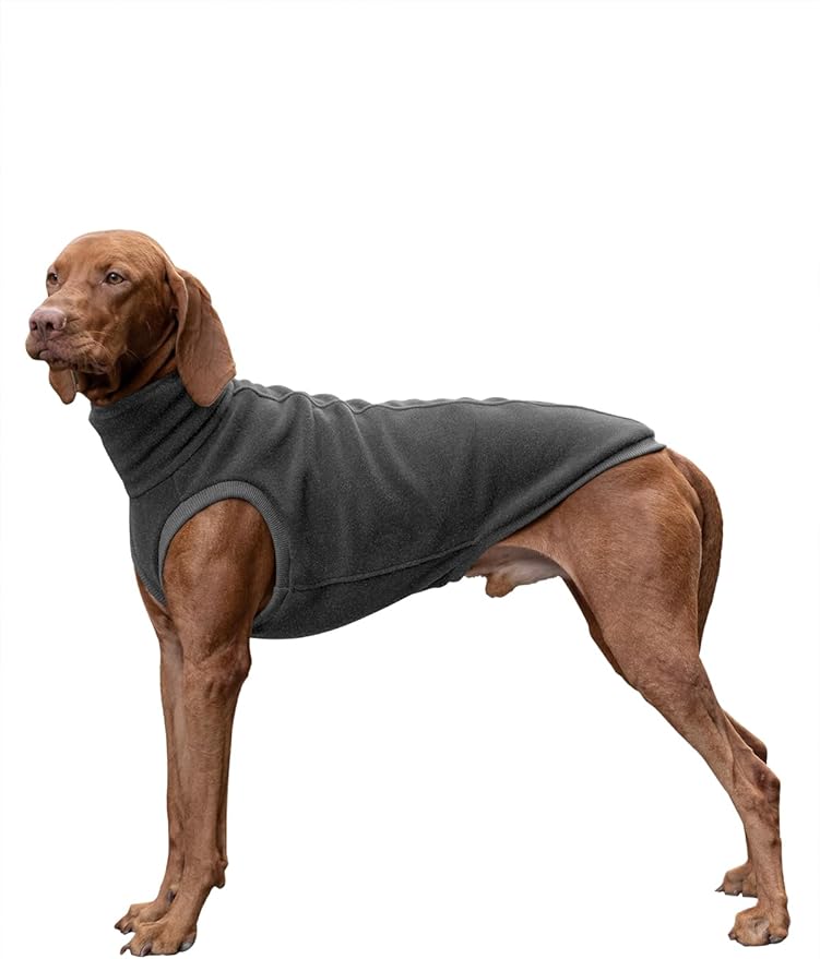 Haloumoning Fleece Dog Sweater Turtleneck Pullover Sweatshirt Pet Winter Warm Clothes