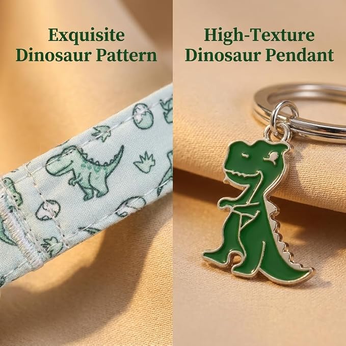 Dinosaur Dog Collar, Medium Dog Collar for Boy Girl Dog, M
