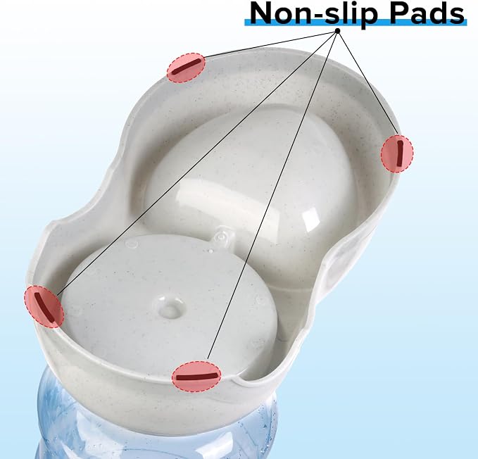 Kenond 3 Gallon Dog Feeder and Water Dispenser, Gravity Food Dispenser