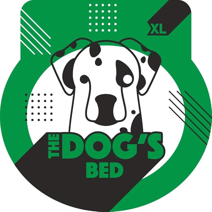 The Dog's Bed Replacement Outer Cover ONLY (Outer Cover ONLY) for The Dog's Bed, Washable Oxford Fabric, Extra Large (Blue with Red Piping USA Flag Embroidery & Centre Flag) Veterinary Approved