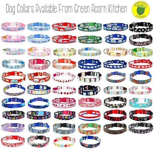Periodic Table Dog Collar, Large 14-21 Inches
