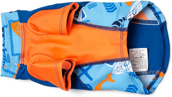 PlayaPup Dog Sun Shirt, USA Made (UPF 50+), Noche, Medium