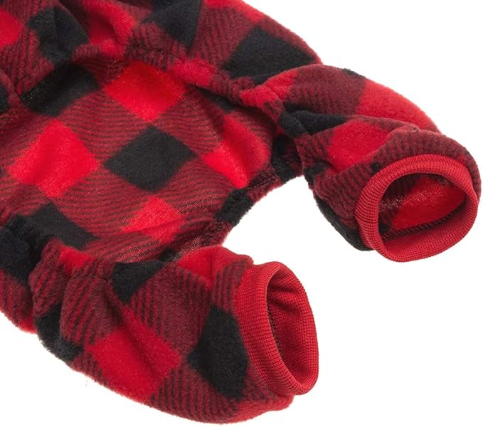 SCENEREAL Dog Pajamas for Large Sized Dogs - Soft Pet Sweater Clothes Pjs, Warm Comfy Puppy Coat Onesie Outfits for Small Medium Doggie Winter, Holiday Christmas Dog Costume Jammies