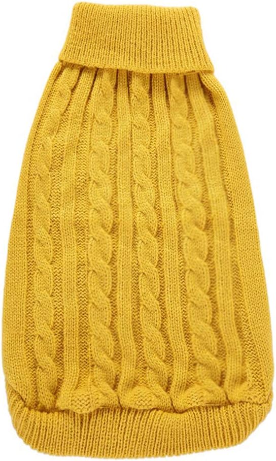 Dog Sweater, Warm Turtleneck Pet Sweater for Small Medium Large Dogs, Cute Winter Classic Cat Sweater Clothes Coat Christmas Sweaters for Girls Boys Puppy