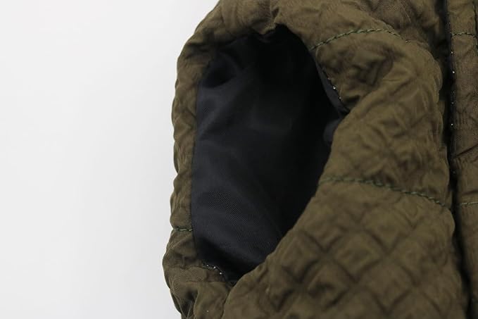 Soft Warm Small Dog Coats Lightweight Pet Dog Winter Jackets for Small Medium Dogs Puppy Cold Weather Coat Pet Clothes, Green, Large
