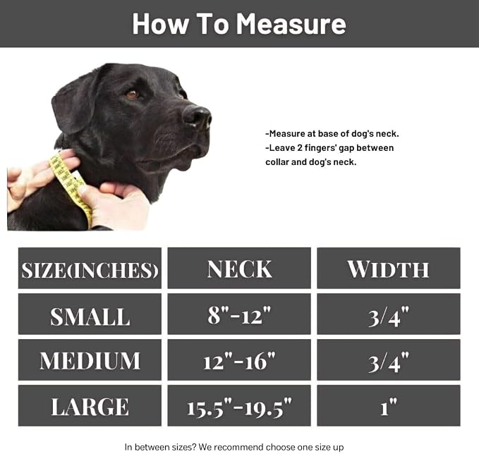Waterproof Dog Collar, Soft Comfortable Pet Collars, Adjustable Odor Proof Heavy Duty Dog Collars Easy to Clean for Large, Medium Small Dogs by Bee N Buu (Black, Large (length15.5-19.5", Width 1"))