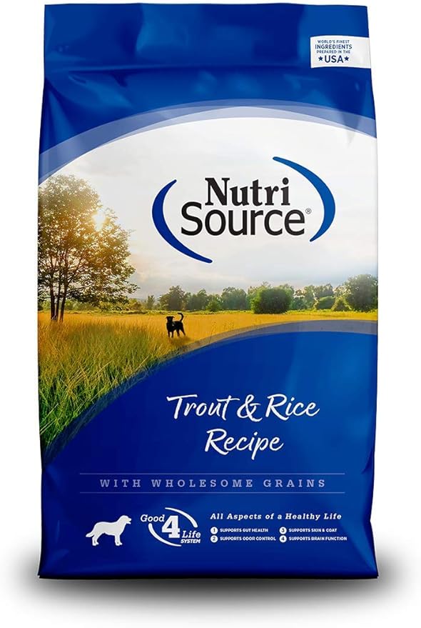 Nutrisource Trout & Rice Dog Food 5 Lb