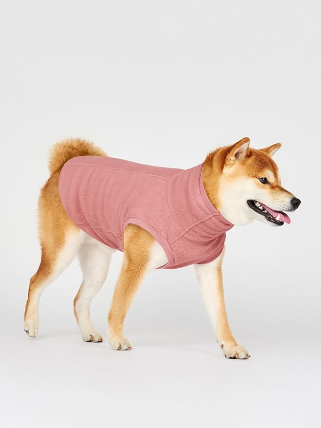 Haloumoning Fleece Dog Sweater Turtleneck Pullover Sweatshirt Pet Winter Warm Clothes