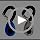 Dog Training Clicker with Wrist Strap - OYEFLY Durable Lightweight Easy to Use, Pet Training Clicker for Cats Puppy Birds Horses. Perfect for Behavioral Training 2-Pack (Blue and White)