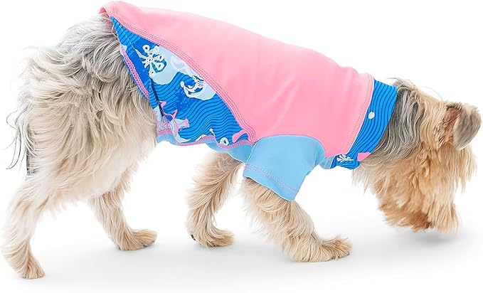 PlayaPup Dog Sun Shirt, USA Made (UPF 50+), Ola, 2X-Large