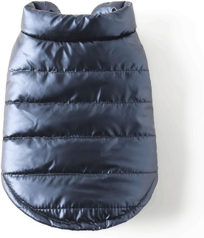 Winter Dog Coat for Small Dogs Chihuahua Warm Jacket for Medium Pet Coats, Blue, Large