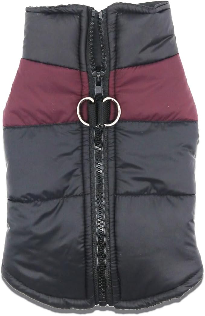 Small Dog Coats Warm Winter Jackets for Small Medium Dogs Puppy Cold Weather Coat Pet Clothes, Brown, X-Large