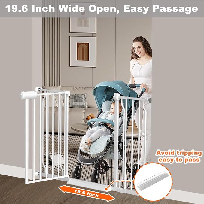 Fairy Baby 62-67 Inch Extra Wide Baby Gate Pressure Monuted Safety Gates
