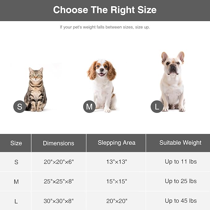 Love's cabin Round Donut Cat and Dog Cushion Bed, 20in Pet Bed for Cats or Small Dogs, Anti-Slip & Water-Resistant Bottom, Super Soft Durable Fabric Pet beds, Washable Luxury Cat Dog Bed Brown Stripe