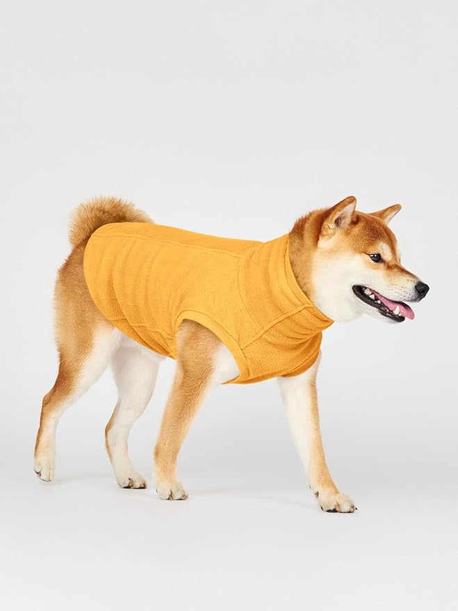 Haloumoning Fleece Dog Sweater Turtleneck Pullover Sweatshirt Pet Winter Warm Clothes