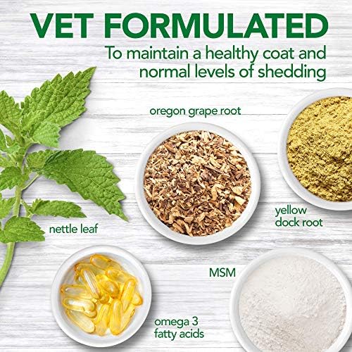 Vet's Best Healthy Coat Shed & Itch Relief Tablets, Allergy Aid, 150 Count