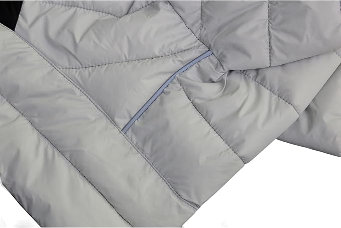 Warm Coat, 4 Legs Covered Waterproof Windproof Reflective Vest, Zippered Adjustable Outdoor Snow Jacket for Small Medium Large Dogs, Off White XXXXL