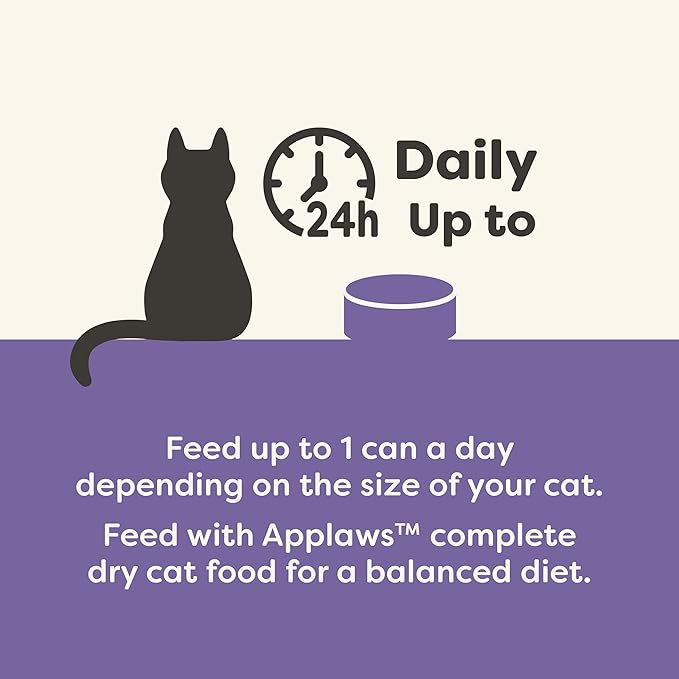 Applaws Natural Wet Canned Cat Food, Limited and Natural Ingredients, High Protein with No Artificial Additives, Fish Selection Variety Pack in Broth (16 x 2.47oz Cans)