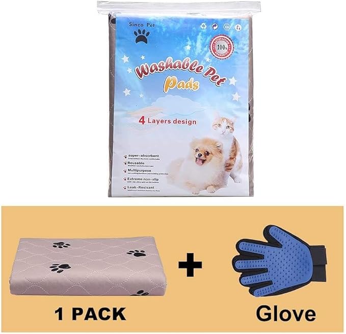 Washable Dog Pee Pads 60X84 inches, Puppy Pads, Reusable Pet Training Pads, Waterproof Pet Pads for Dog Bed Mat, Super Absorbing Whelping Pads