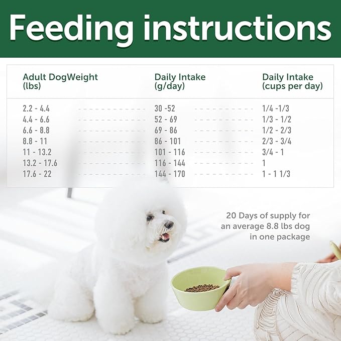 Nature's Protection Puppy Food Small Breed - High Protein, Grain-Free, Tear Stain Formula Dry Dog Kibble for White & Light Fur Dogs (Superior Care - White Fish, 3.3 lb)