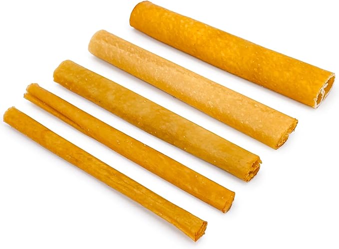 ValueBull USA Pig Skin Retriever Rolls, 6 Inch, Smoked, 200 Count Bulk Pack - Premium USA Pork Hide Dog Chews, One-Piece, Easy Digestion, High Protein