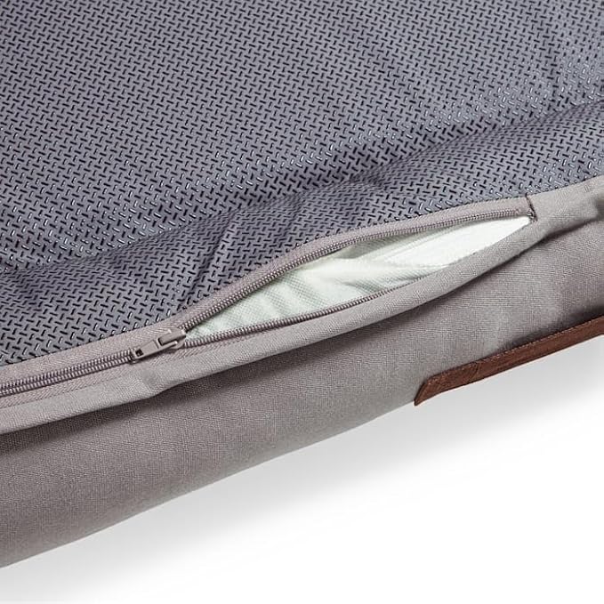 Reddy Cozy & Cool Touch Dog Bed 30" L X 40" W X 8" H Gray