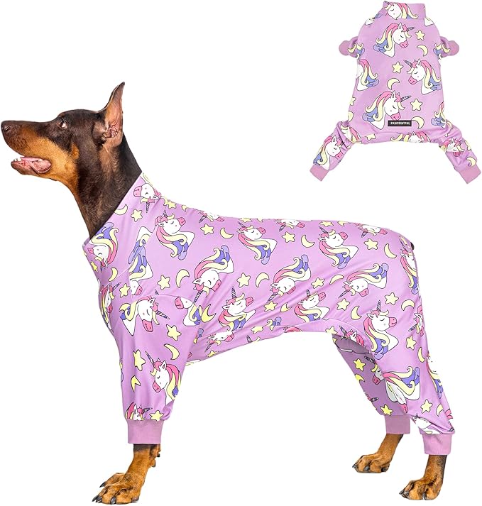 Dog Pajamas,Dog Puppy Clothes Dogs Pjs Onesies Jammies Stretchy Pjs for Pet Clothes for Small Medium Large Dogs Girl Boy Valentine's Day Outfits (Large, 16-22lb
